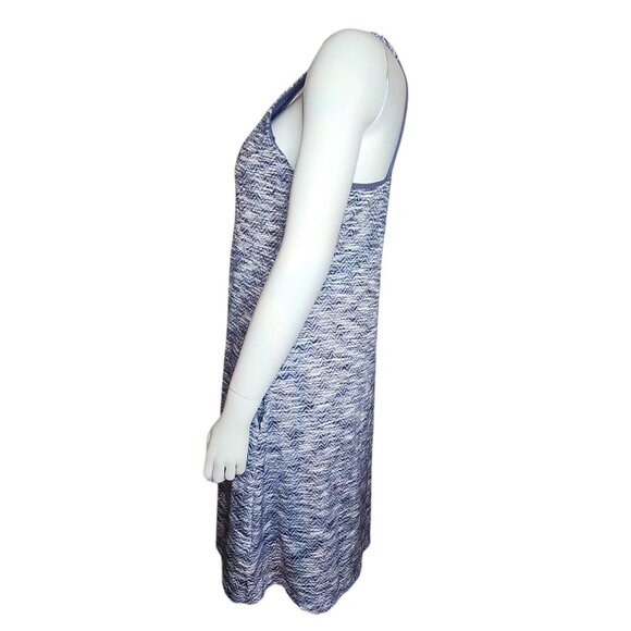 MPG Travel Dress Womens Size L Large Purple Gray Pullover Sleeveless Activewear - Picture 2 of 6